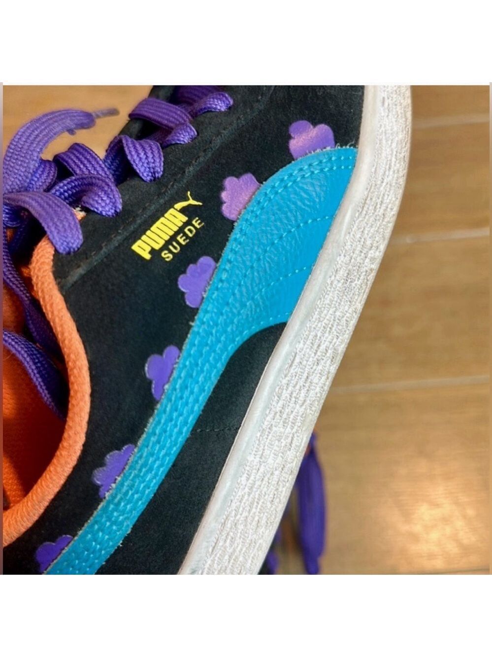 Puma x Nickelodeon Rugrats Suede Classic Unisex Little Kids Sneakers Size 2.5 - Picture 9 of 16